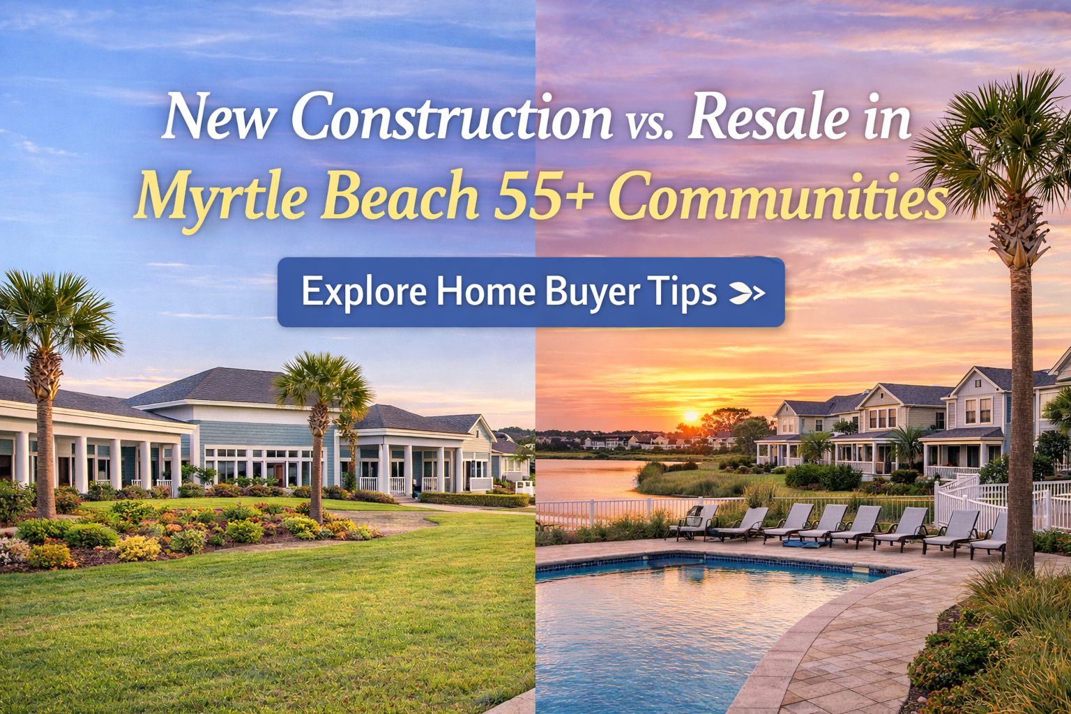 New Construction vs Resale in Myrtle Beach 55+ Communities