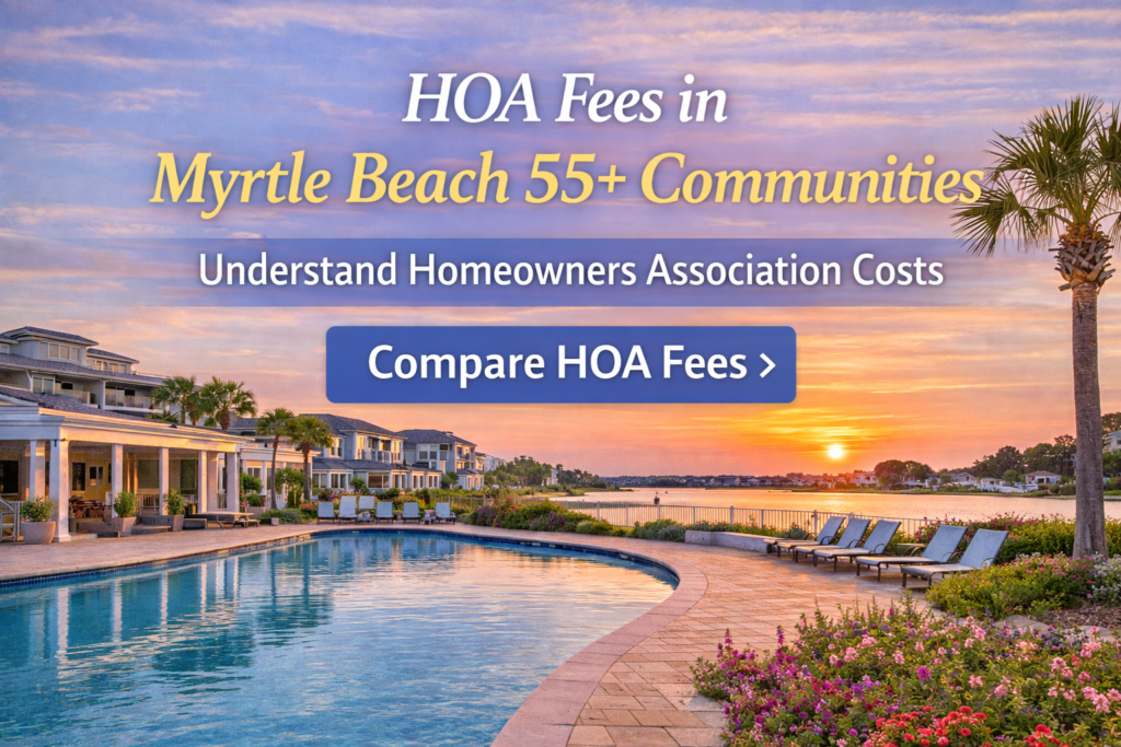 HOA Fees in Myrtle Beach 55+ Communities